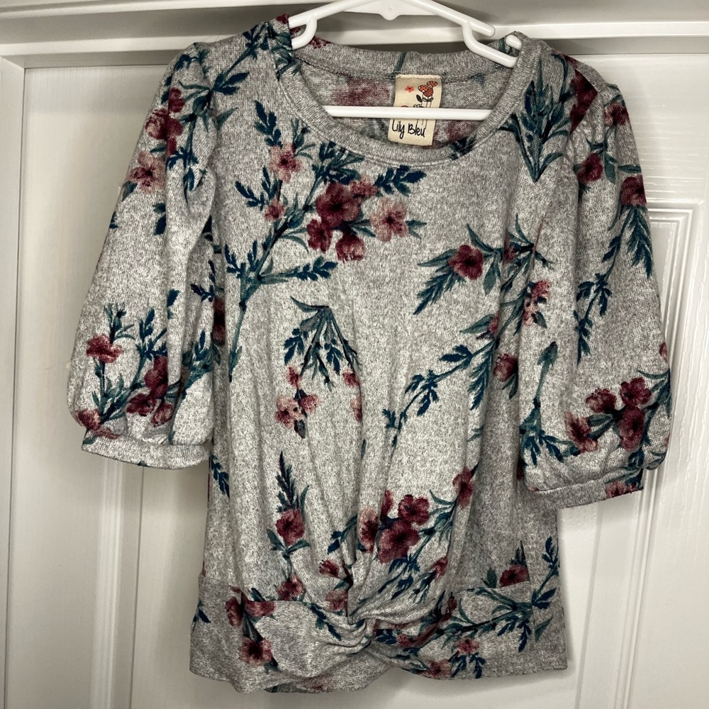 floral kids shirt